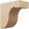 Ekena Millwork 10"W x 20"D x 20"H Classic Del Monte Rough Cedar Woodgrain TimberThane Corbel, Primed Tan CORUR10X20X20DELRCPR - alternate 1